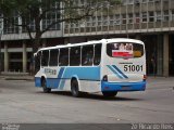 Transportes Amigos Unidos 51001 na cidade de Rio de Janeiro, Rio de Janeiro, Brasil, por Zé Ricardo Reis. Número da foto: #:id.