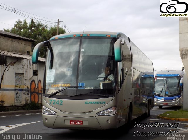 Viação Garcia 7242 na cidade de Campinas, São Paulo, Brasil, por Sérgio de Sousa Elias. Número da foto: #3922670.