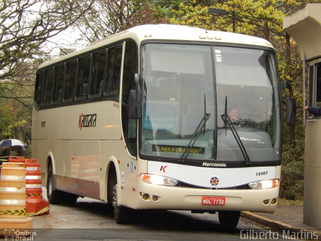 Kaissara - Viação Caiçara 15907 na cidade de São Paulo, São Paulo, Brasil, por Gilberto Martins. ID da foto: 3923859.