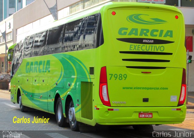 Viação Garcia 7989 na cidade de Maringá, Paraná, Brasil, por Carlos Júnior. Número da foto: #3925387.