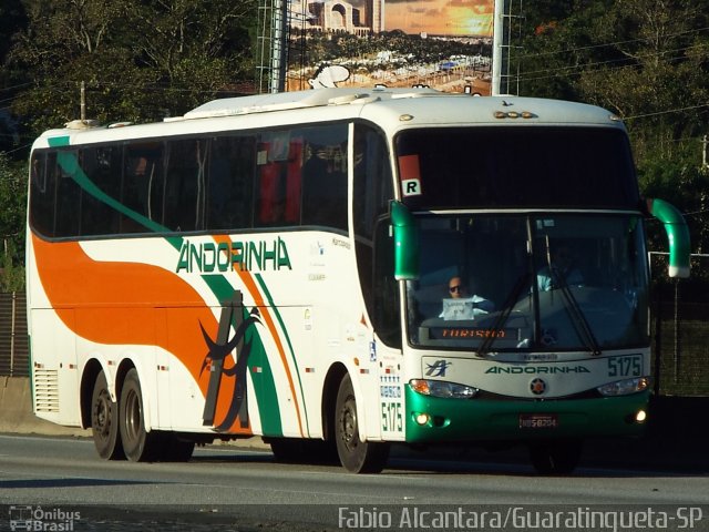 Empresa de Transportes Andorinha 5175 na cidade de Aparecida, São Paulo, Brasil, por Fabio Alcantara. ID da foto: 3925940.