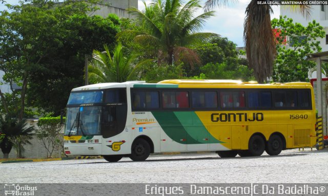 Empresa Gontijo de Transportes 15840 na cidade de Eunápolis, Bahia, Brasil, por Eriques  Damasceno. ID da foto: 3924940.