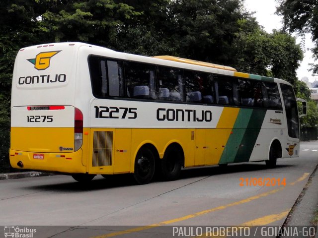 Empresa Gontijo de Transportes 12275 na cidade de São Paulo, São Paulo, Brasil, por Paulo Roberto de Morais Amorim. ID da foto: 3925322.