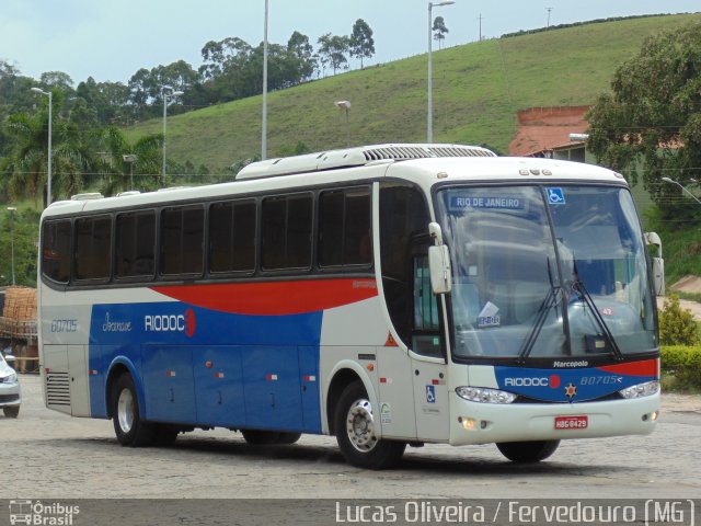 Viação Riodoce 80705 na cidade de Fervedouro, Minas Gerais, Brasil, por Lucas Oliveira. ID da foto: 3925584.