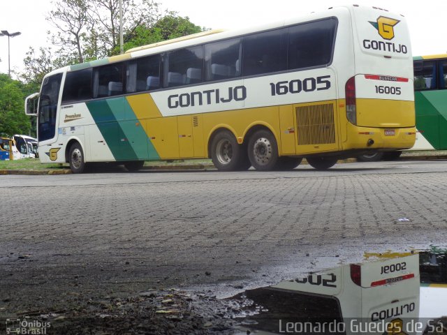 Empresa Gontijo de Transportes 16005 na cidade de São Paulo, São Paulo, Brasil, por Leonardo Guedes de Sá. ID da foto: 3925855.