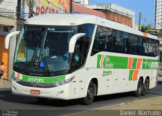 Cia. São Geraldo de Viação 21735 na cidade de Itabuna, Bahia, Brasil, por Daniel  Machado. Número da foto: #3926486.