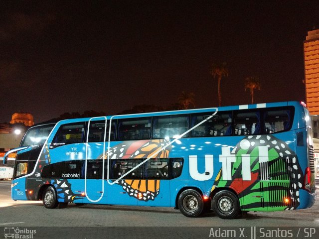UTIL - União Transporte Interestadual de Luxo 11516 na cidade de Santos, São Paulo, Brasil, por Adam Xavier Rodrigues Lima. Número da foto: #3925651.