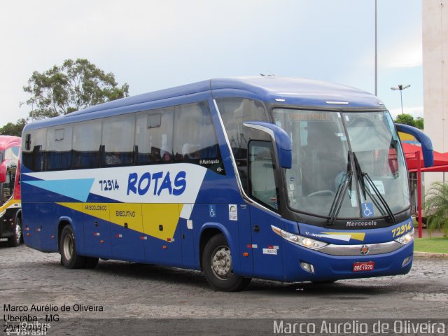 RodeRotas - Rotas de Viação do Triângulo 72314 na cidade de Uberaba, Minas Gerais, Brasil, por Marco Aurélio de Oliveira. ID da foto: 3926492.