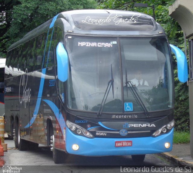 Empresa de Ônibus Nossa Senhora da Penha 52007 na cidade de São Paulo, São Paulo, Brasil, por Leonardo Guedes de Sá. Número da foto: #3925824.