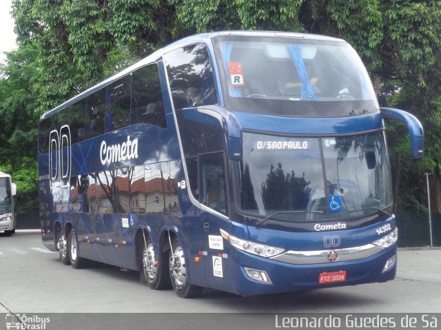 Viação Cometa 14306 na cidade de São Paulo, São Paulo, Brasil, por Leonardo Guedes de Sá. Número da foto: #3925845.