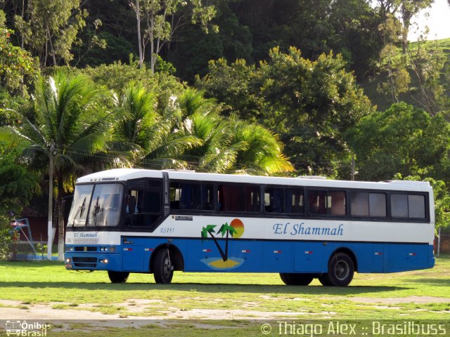 El Shammah Transporte e Turismo ES195 na cidade de Viçosa, Alagoas, Brasil, por Thiago Alex. ID da foto: 3925784.