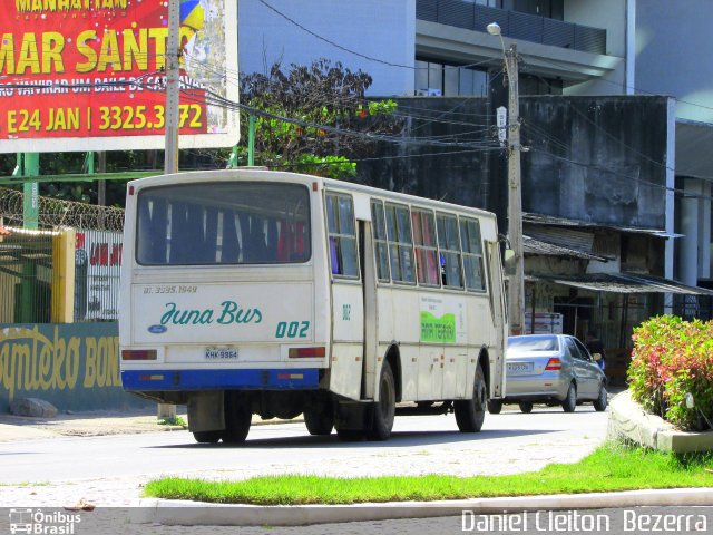 Juna Bus Viagens e Locações 002 na cidade de Recife, Pernambuco, Brasil, por Daniel Cleiton  Bezerra. Número da foto: #3925860.
