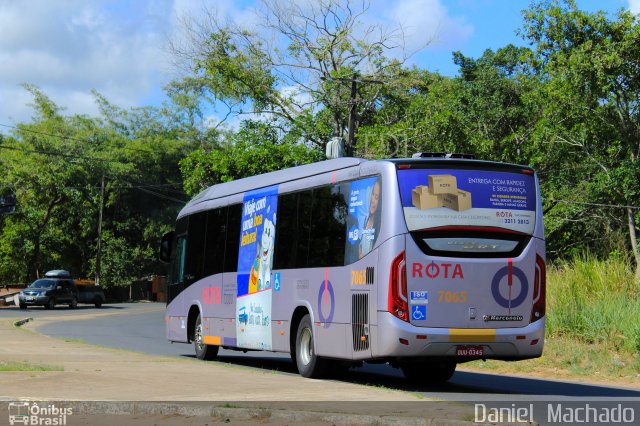 Rota Transportes Rodoviários 7065 na cidade de Ilhéus, Bahia, Brasil, por Daniel  Machado. Número da foto: #3926555.
