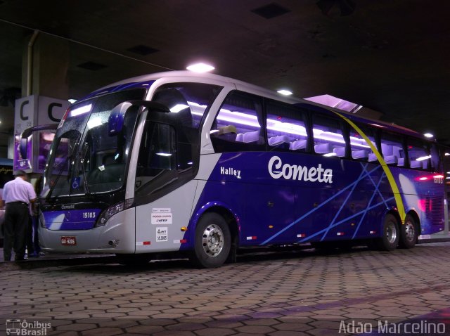 Viação Cometa 15103 na cidade de Belo Horizonte, Minas Gerais, Brasil, por Adão Raimundo Marcelino. Número da foto: #3926111.