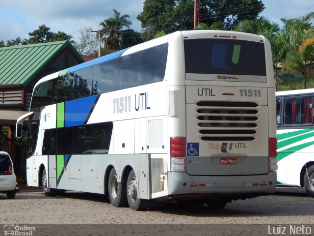 UTIL - União Transporte Interestadual de Luxo 11511 na cidade de Congonhas, Minas Gerais, Brasil, por José Luiz Soares Neto. Número da foto: #3924954.