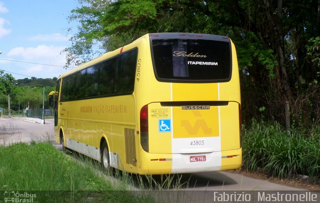 Viação Itapemirim 45805 na cidade de Recife, Pernambuco, Brasil, por Fabrizio  Mastronelle. Número da foto: #3928205.