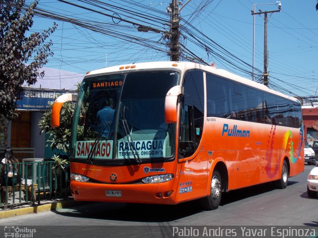 Pullman El Huique BGWJ81 na cidade de Santa Cruz, Colchagua, Libertador General Bernardo O'Higgins, Chile, por Pablo Andres Yavar Espinoza. Número da foto: #3926691.