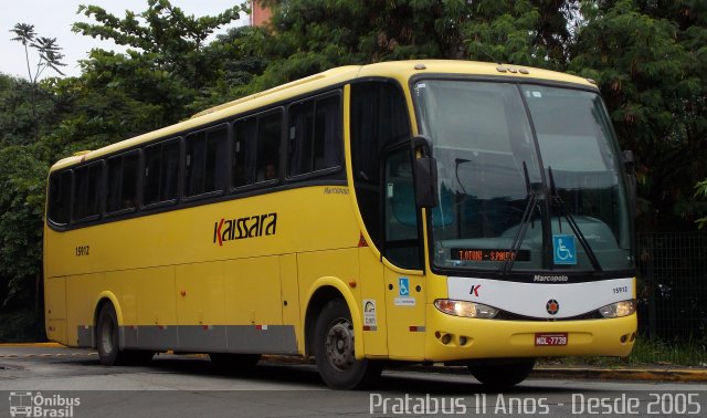 Kaissara - Viação Caiçara 15912 na cidade de São Paulo, São Paulo, Brasil, por Cristiano Soares da Silva. ID da foto: 3927326.