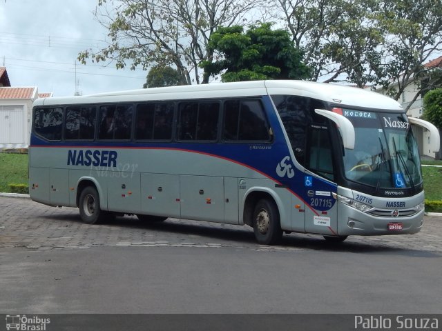 Viação Nasser 207115 na cidade de São Sebastião do Paraíso, Minas Gerais, Brasil, por Pablo Souza. ID da foto: 3928169.