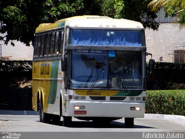 Empresa Gontijo de Transportes 15860 na cidade de Vitória da Conquista, Bahia, Brasil, por Fabricio Zulato. ID da foto: 3926682.