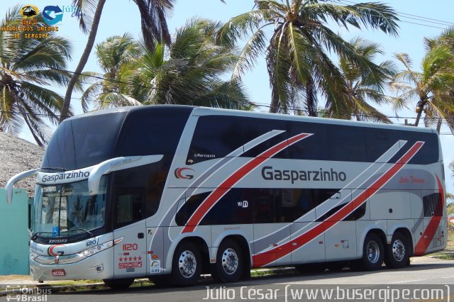 Gasparzinho Turismo 1120 na cidade de Aracaju, Sergipe, Brasil, por Julio Cesar  Barbosa Martins. Número da foto: #3929018.