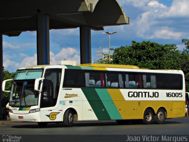 Empresa Gontijo de Transportes 16005 na cidade de Montes Claros, Minas Gerais, Brasil, por João Victor Marques. ID da foto: 3928643.