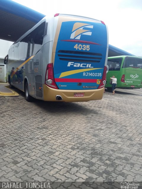 Fácil Transportes e Turismo RJ 140.035 na cidade de Rio Bonito, Rio de Janeiro, Brasil, por RAFAEL  JUNIO FONSECA. Número da foto: #3927707.