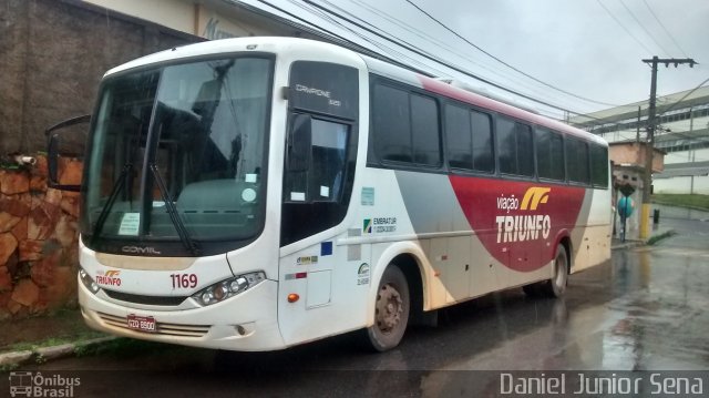 Viação Triunfo 1169 na cidade de Itabirito, Minas Gerais, Brasil, por Daniel Junior Sena. Número da foto: #3927717.