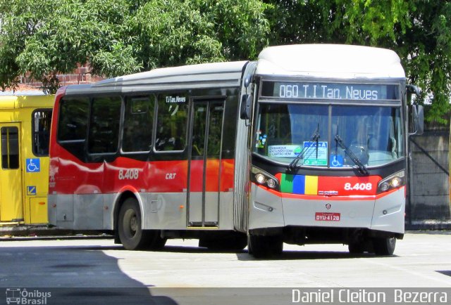 CRT - Cidade do Recife Transportes 8.408 na cidade de Recife, Pernambuco, Brasil, por Daniel Cleiton  Bezerra. Número da foto: #3928146.