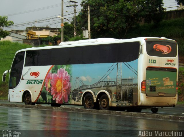 Eucatur - Empresa União Cascavel de Transportes e Turismo 4413 na cidade de Belo Horizonte, Minas Gerais, Brasil, por Adão Raimundo Marcelino. ID da foto: 3928507.