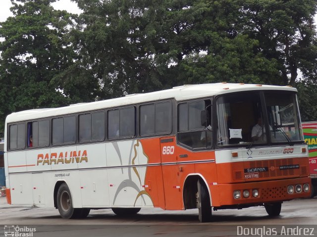 Viação Paraúna 660 na cidade de Goiânia, Goiás, Brasil, por Douglas Andrez. ID da foto: 3927089.