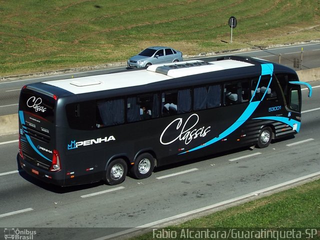 Empresa de Ônibus Nossa Senhora da Penha 53001 na cidade de Aparecida, São Paulo, Brasil, por Fabio Alcantara. Número da foto: #3926728.