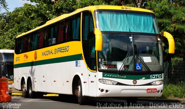 Nacional Expresso 52710 na cidade de São Paulo, São Paulo, Brasil, por Cristiano Soares da Silva. ID da foto: 3930836.