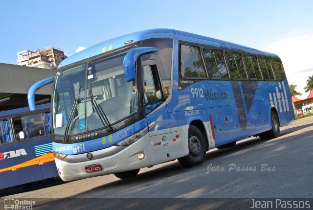 UTIL - União Transporte Interestadual de Luxo 9912 na cidade de Mogi das Cruzes, São Paulo, Brasil, por Jean Passos. Número da foto: #3929488.