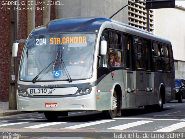 Transporte Coletivo Glória BL310 na cidade de Curitiba, Paraná, Brasil, por Gabriel Giacomin de Lima. Número da foto: #3930828.