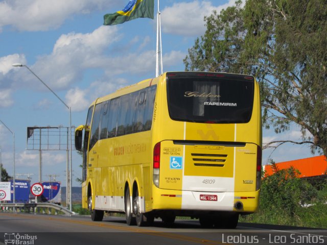 Viação Itapemirim 48109 na cidade de Vitória da Conquista, Bahia, Brasil, por Leandro  Santos. ID da foto: 3930247.