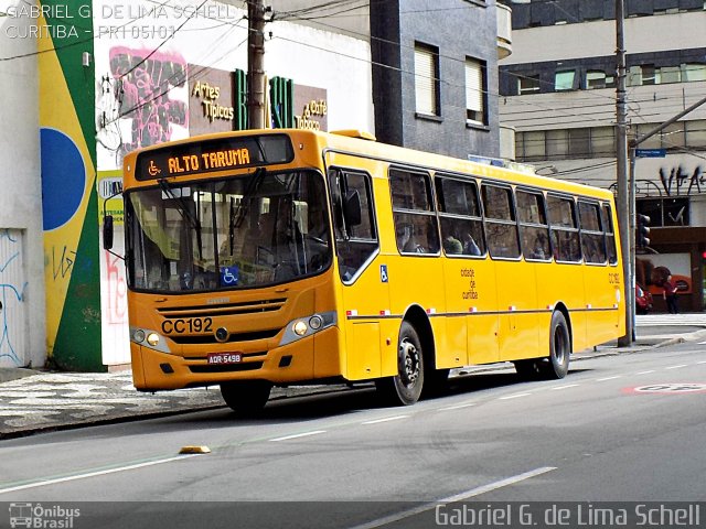 Auto Viação Santo Antônio CC192 na cidade de Curitiba, Paraná, Brasil, por Gabriel Giacomin de Lima. ID da foto: 3930826.