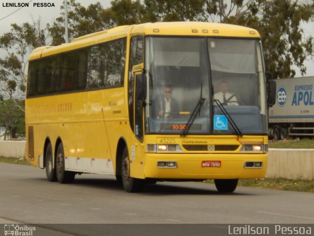 Viação Itapemirim 45225 na cidade de Caruaru, Pernambuco, Brasil, por Lenilson da Silva Pessoa. ID da foto: 3929534.