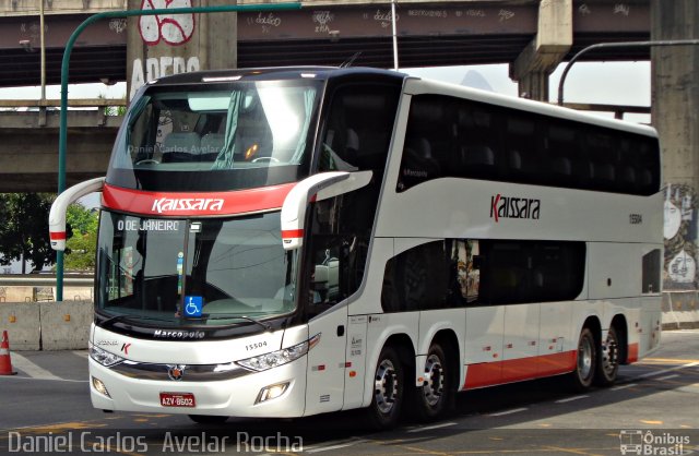 Kaissara - Viação Caiçara 15504 na cidade de Rio de Janeiro, Rio de Janeiro, Brasil, por Daniel Carlos  Avelar Rocha. Número da foto: #3930585.