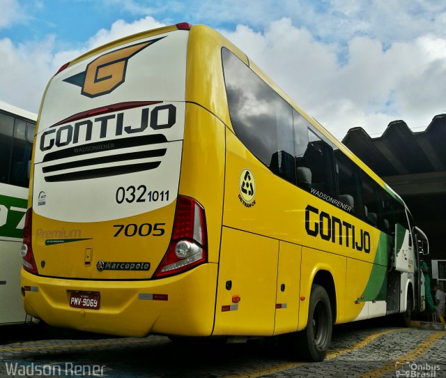 Empresa Gontijo de Transportes 7005 na cidade de Belo Horizonte, Minas Gerais, Brasil, por Wadson Rener. ID da foto: 3931010.