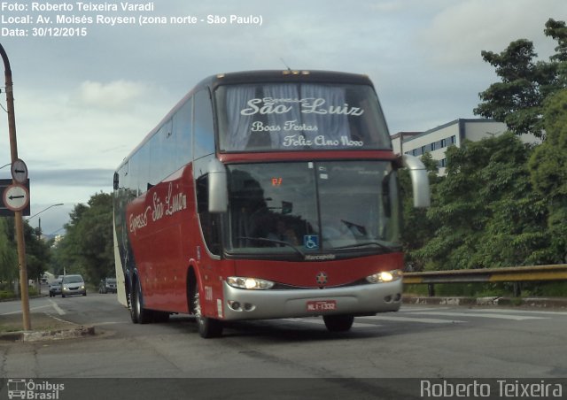 Expresso São Luiz 7310 na cidade de São Paulo, São Paulo, Brasil, por Roberto Teixeira. ID da foto: 3933130.