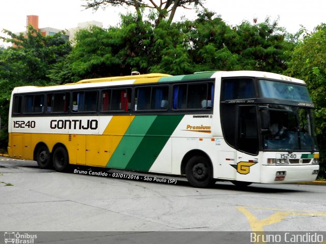 Empresa Gontijo de Transportes 15240 na cidade de São Paulo, São Paulo, Brasil, por Bruno Candido . ID da foto: 3933882.