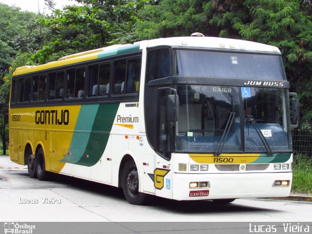 Empresa Gontijo de Transportes 11500 na cidade de São Paulo, São Paulo, Brasil, por Lucas Vieira. ID da foto: 3933001.