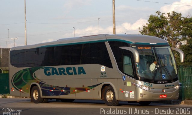 Viação Garcia 7426 na cidade de São Paulo, São Paulo, Brasil, por Cristiano Soares da Silva. Número da foto: #3932025.