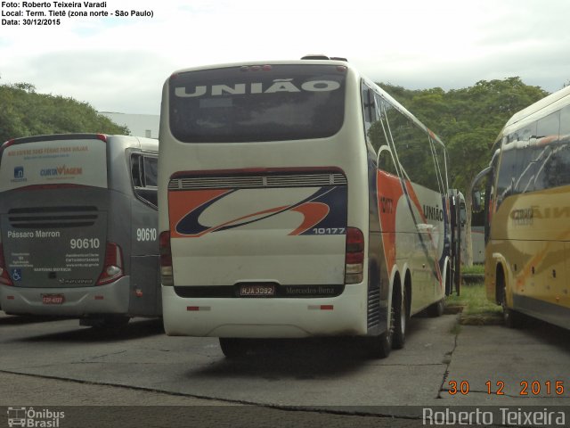 Expresso União 10177 na cidade de São Paulo, São Paulo, Brasil, por Roberto Teixeira. Número da foto: #3933132.