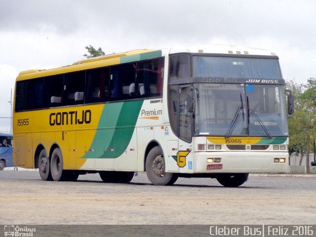 Empresa Gontijo de Transportes 15955 na cidade de Vitória da Conquista, Bahia, Brasil, por Cleber Bus. ID da foto: 3932928.