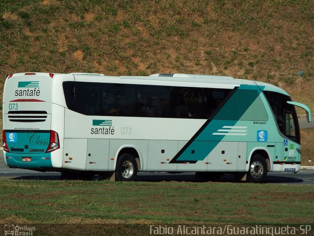 Santa Fé Transportes 073 na cidade de Aparecida, São Paulo, Brasil, por Fabio Alcantara. ID da foto: 3932560.