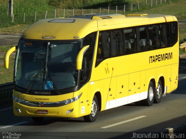 Viação Itapemirim 60743 na cidade de Lavrinhas, São Paulo, Brasil, por Jhonatan Diego da Silva Trevisan. ID da foto: 3932106.