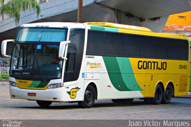 Empresa Gontijo de Transportes 11945 na cidade de Belo Horizonte, Minas Gerais, Brasil, por João Victor Marques. ID da foto: 3933217.