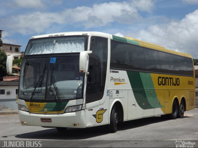 Empresa Gontijo de Transportes 11660 na cidade de Teófilo Otoni, Minas Gerais, Brasil, por JUNIOR JUNIOR. Número da foto: #3932011.